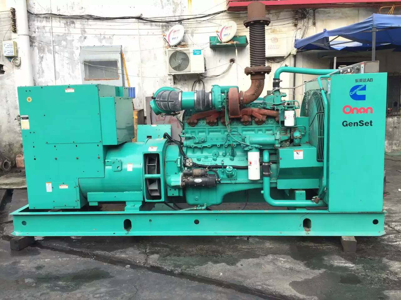 哈尔滨租赁发电机-柴油发电机不正常冒烟的原因